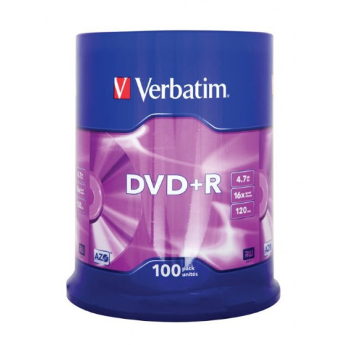 Диск DVD+R 4,7Gb 16x Verbatim #43551 - зображення 1
