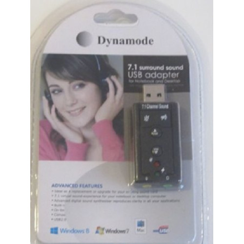 Звукова карта USB to Audio 3D 7.1 Dynamode (USB-SOUNDCARD7) - зображення 2