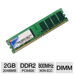 Пам'ять DDR2 RAM 2 Gb 800MHz Patriot - зображення 2