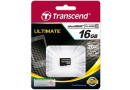 MicroSDHC 16 Gb Transcend class 10 UHS-I - зображення 2