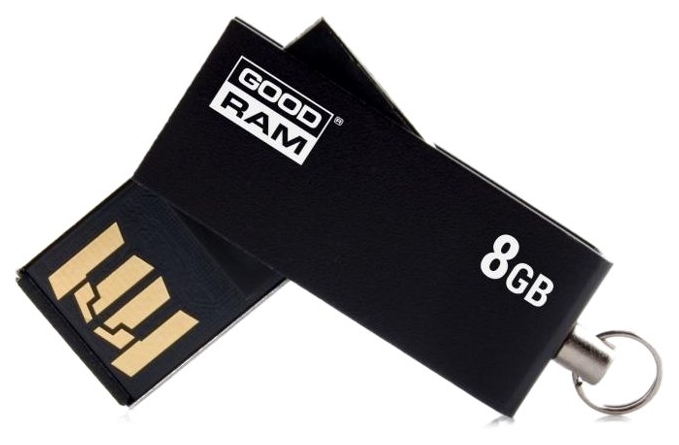 Флеш пам'ять USB 8 Gb Goodram Cube black - зображення 1