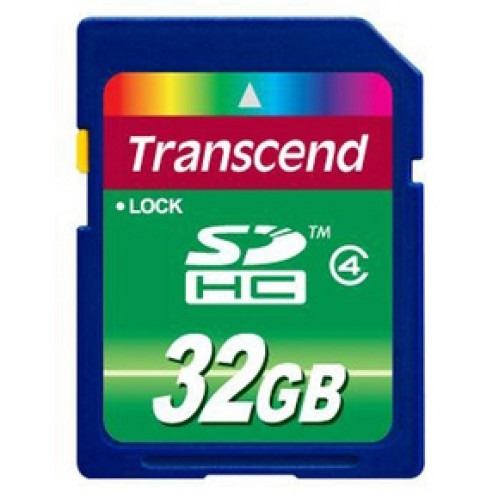 Secure Digital card 32 Gb Transcend SDHC class 4 - зображення 1