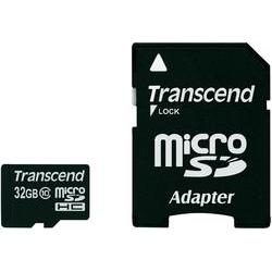 MicroSDHC 32 Gb Transcend class 10 UHS-I - зображення 1