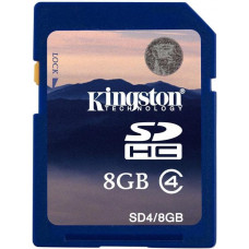 Secure Digital card 8 Gb Kingston SDHC class 4 - зображення 1