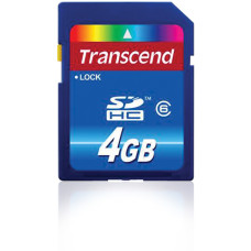 Secure Digital card 4 Gb Transcend SDHC class 6 - зображення 1