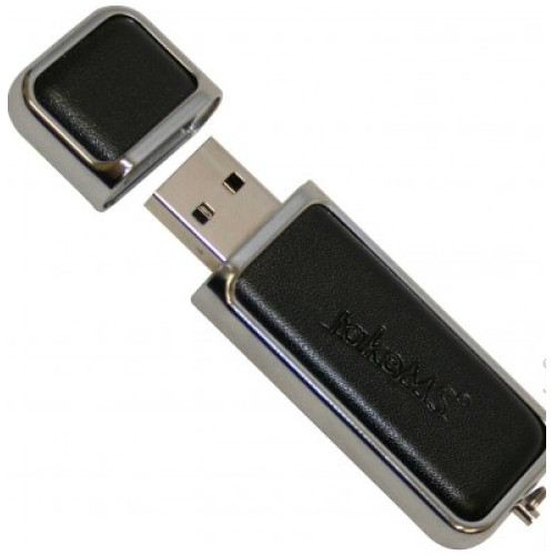 Флеш пам'ять USB 32 Gb TakeMS Leather USB2.0 - зображення 2