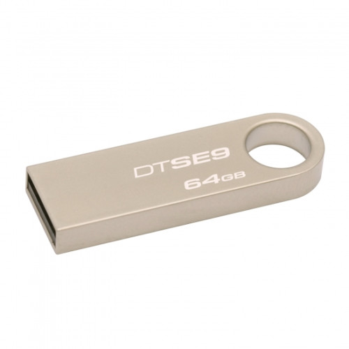 Флеш пам'ять USB 64 Gb Kingston SE9 Silver - зображення 1