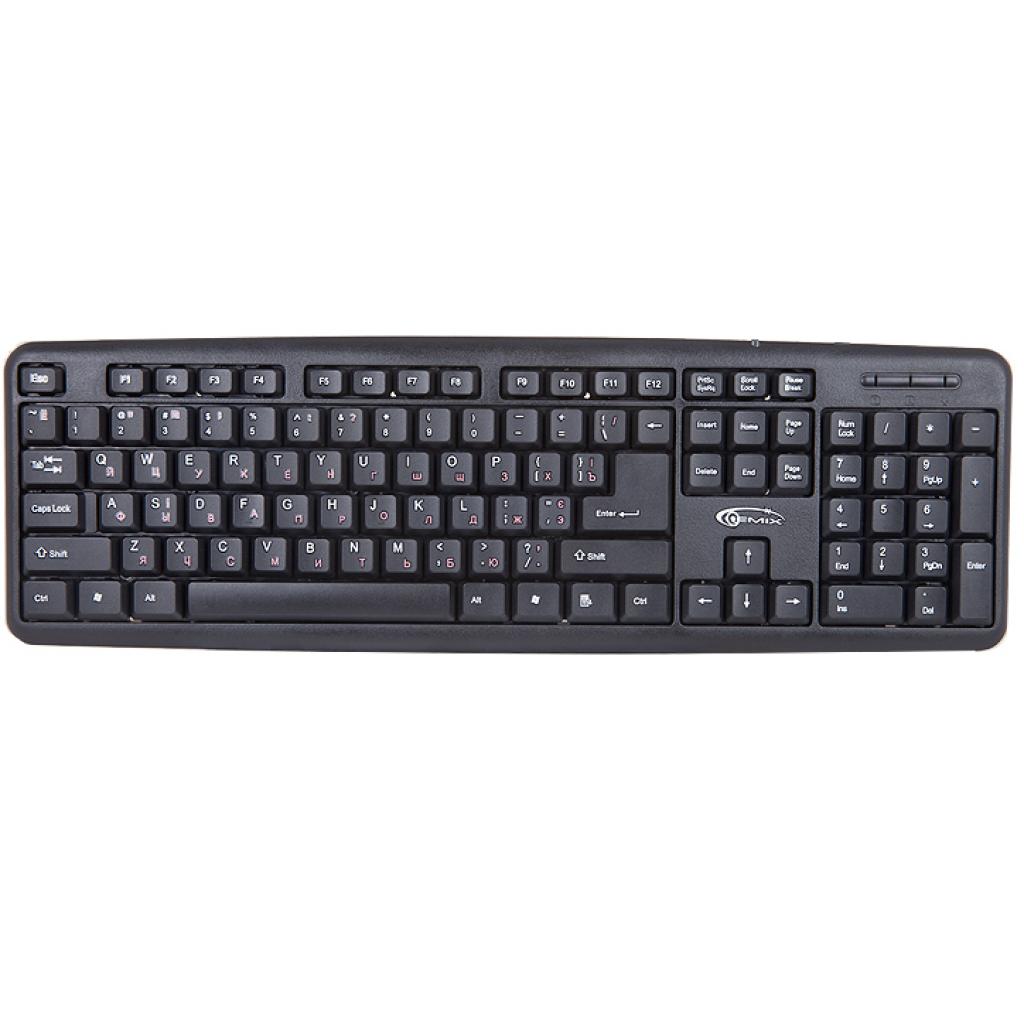 Клавіатура Gemix KB-160B, чорна, USB - зображення 1
