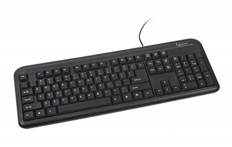 Клавіатура Gemix KB-160B, чорна, USB - зображення 3