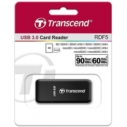 Картрідер зовнішній Transcend TS-RDF5 USB3.0 - зображення 3