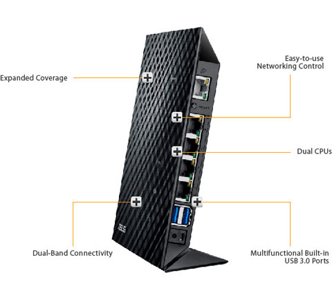 Маршрутизатор WiFi ASUS RT-N65U - зображення 2