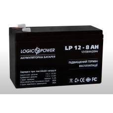 Акумуляторна батарея LogicPower LPM 12V 8.0Ah (3865) - зображення 1