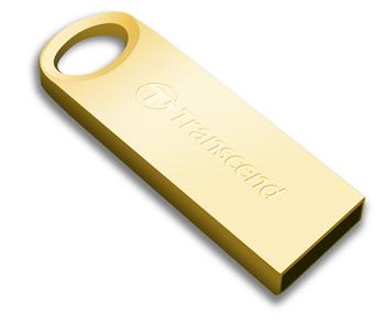 Флеш пам'ять USB 8 Gb Transcend JetFlash 520 Gold USB 2.0 - зображення 1