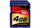 Secure Digital card 4 Gb Silicon Power SDHC class10 - зображення 1