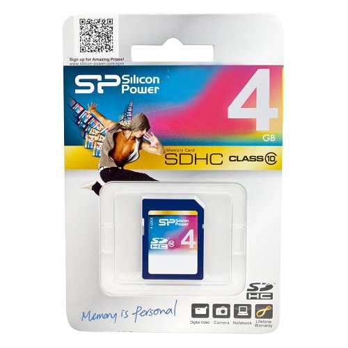 Secure Digital card 4 Gb Silicon Power SDHC class10 - зображення 2
