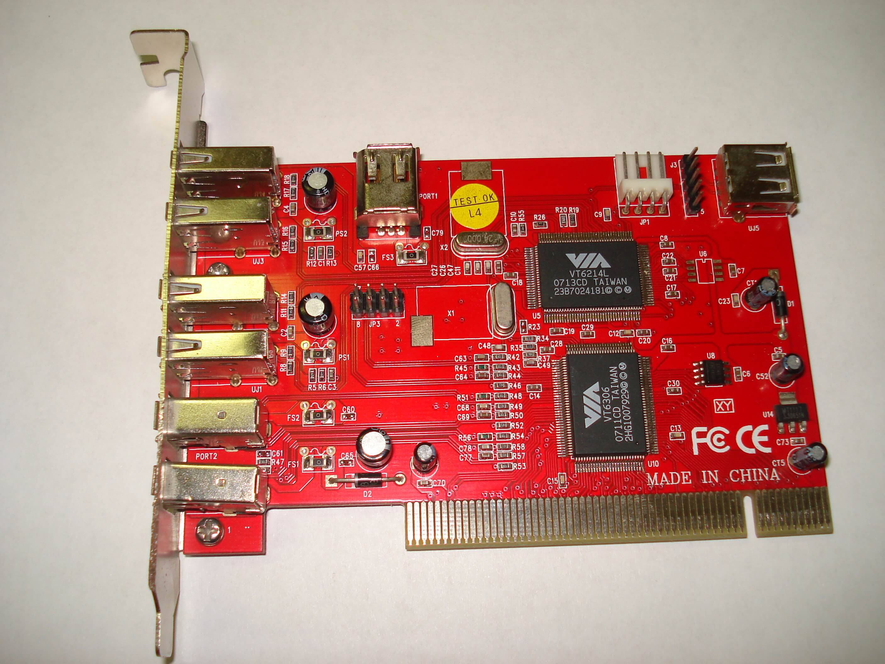 Контролер 1394 Fire Wire PCI for 3+1 ports Manhattan - зображення 3