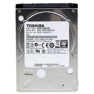 Жорсткий диск HDD TOSHIBA 2.5 500GB MQ01ABF050 - зображення 1