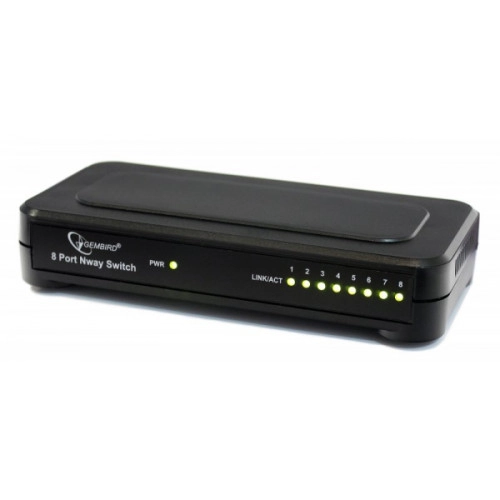 Комутатор Switch Gembird NS-8P2 - зображення 1