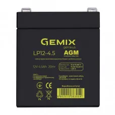 Акумуляторна батарея Gemix (LP12-4.5) 12V 4.5Ah - зображення 1