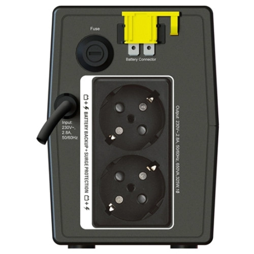 ББЖ APC Back-UPS 650VA, GR (BX650LI-GR) - зображення 3