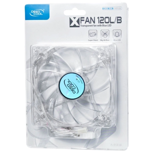 Вентилятор для корпусів 120 мм Deepcool XFAN 120L\/B 3pin - зображення 3