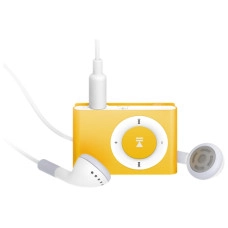 USB mp3-player Jeka Clip Yellow