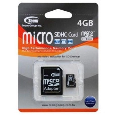 MicroSD 4 Gb Team class 4