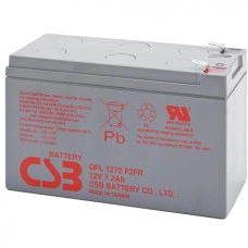Акумуляторна батарея CSB 12V 7.2Ah (GPL1272F2FR) - зображення 1
