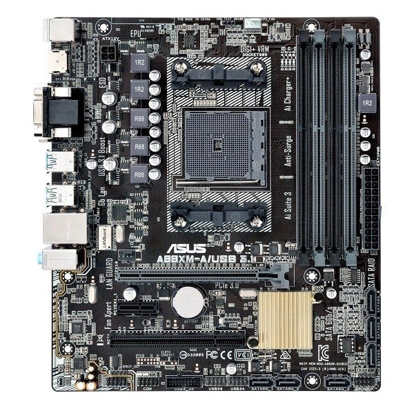 Мат. плата FM2 Asus A88XM-A\/USB3.1 - зображення 2