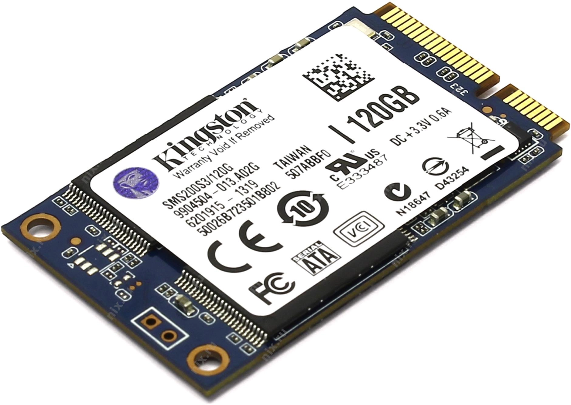 Накопичувач SSD mSATA 120GB Kingston mS200 (SMS200S3\/120G) - зображення 2