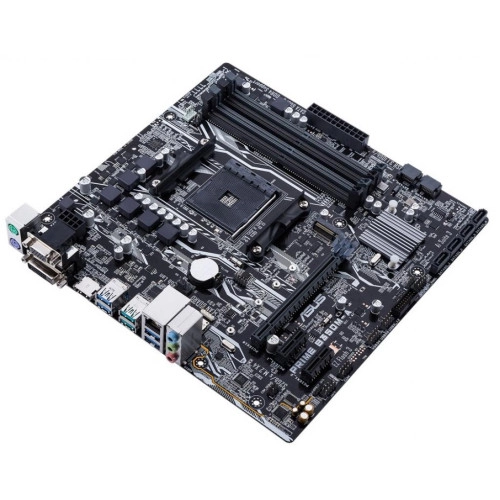 Мат. плата AM4 Asus PRIME B350M-A - зображення 3