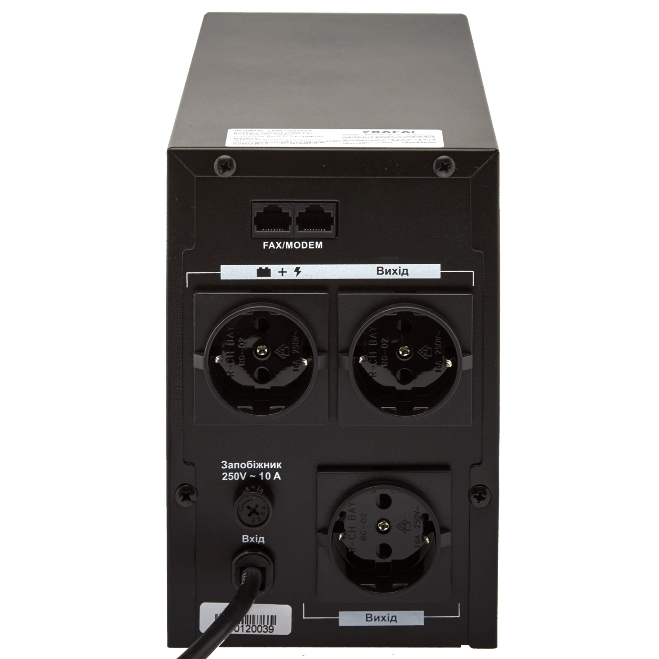 ББЖ LogicPower UPS LPM-L1550VA - зображення 2