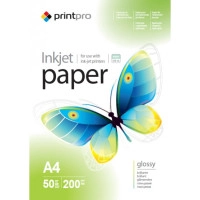 Фото-папір A4 PrintPro, глянцевий