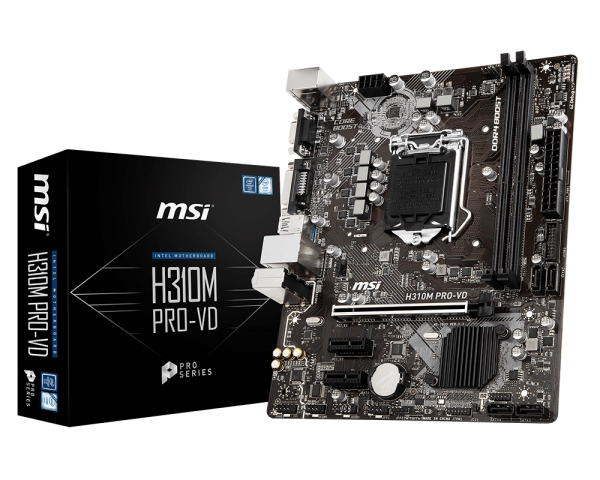 Мат. плата 1151 MSI H310M PRO-VD - зображення 1