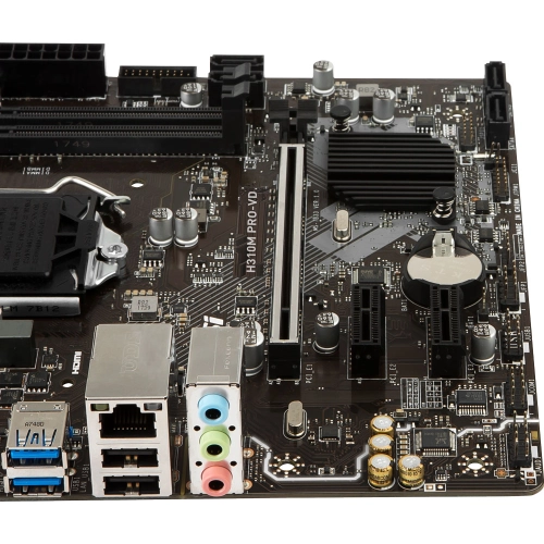 Мат. плата 1151 MSI H310M PRO-VD - зображення 2