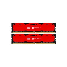 Пам'ять DDR4 RAM_16Gb (2x8Gb) 2400Mhz Goodram Iridium Red (IR-R2400D464L15S/16GDC)