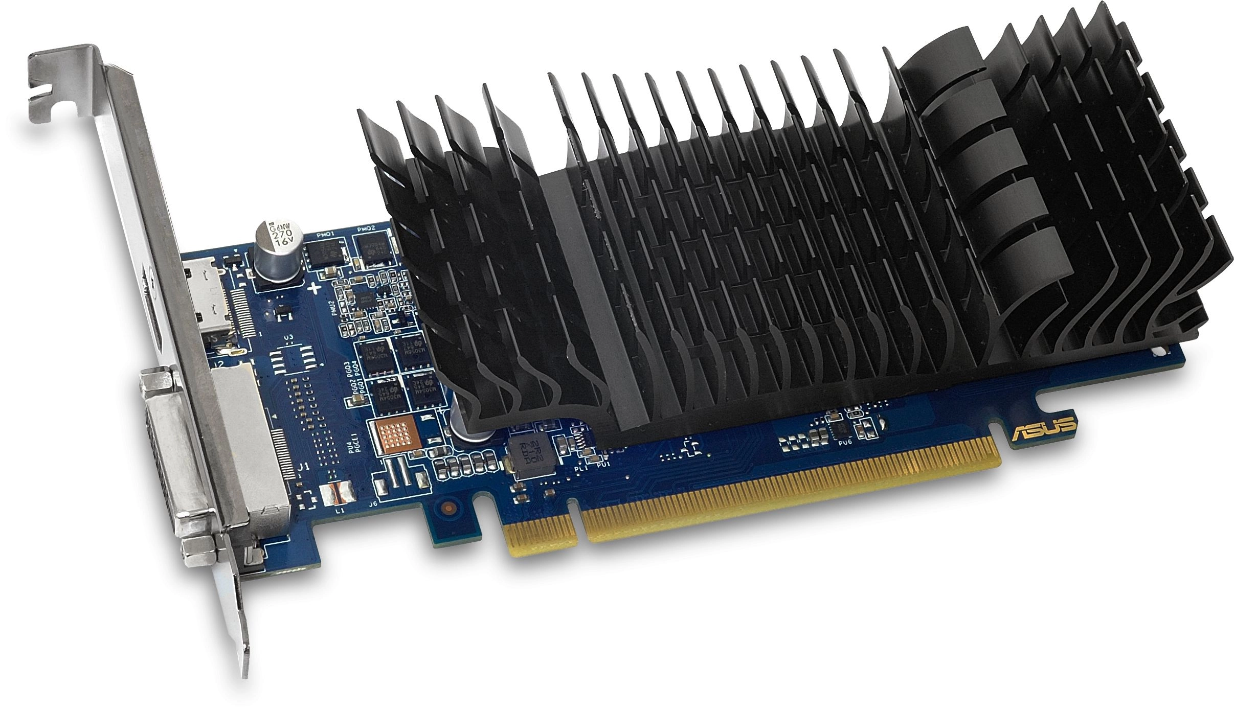 Відеокарта GeForce GT 1030 2 Gb DDR5, Asus (GT1030-SL-2G-BRK) - зображення 1