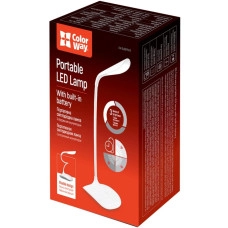 Лампа світлодіодна настільна ColorWay LED Portable Flexible