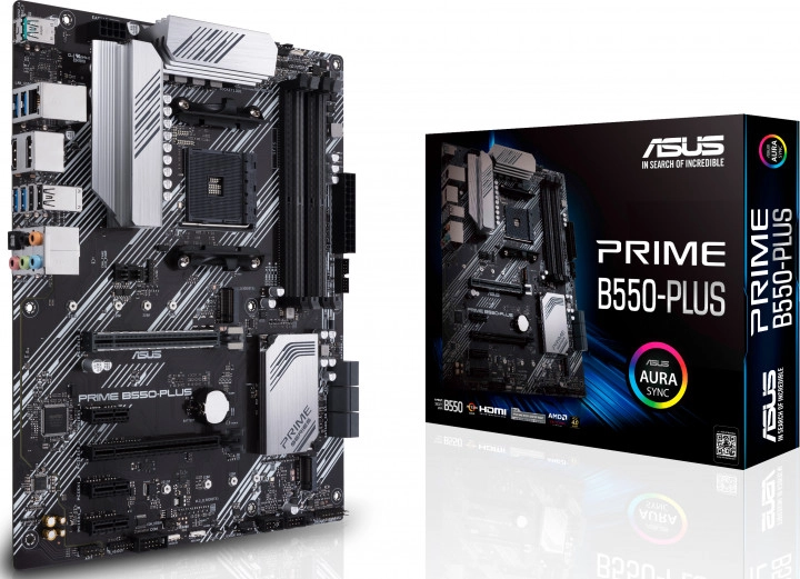 Мат. плата AM4 Asus Prime B550-PLUS - зображення 2