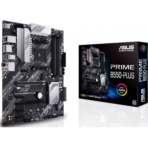 Мат. плата AM4 Asus Prime B550-PLUS - зображення 3