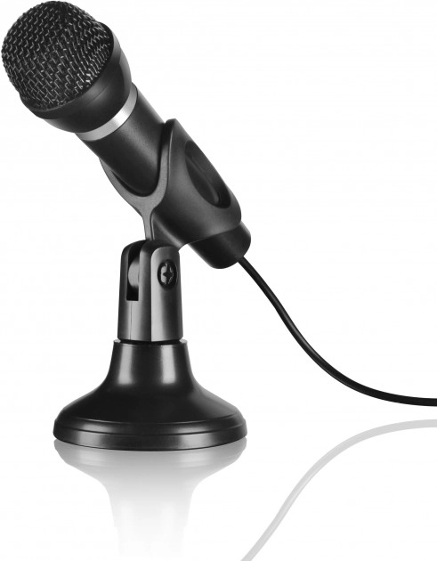 Мікрофон SPEEDLINK CAPO Desk and Hand Microphone Black - зображення 1