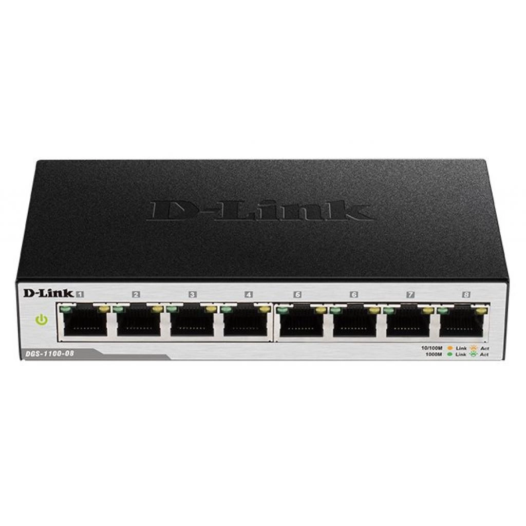 Комутатор Switch D-Link DGS-1100-08V2 - зображення 3