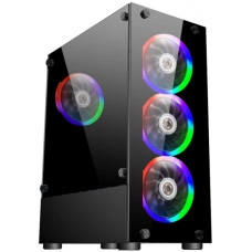 Корпус 1stPlayer Fire Dancing V2-A-4R1 Black