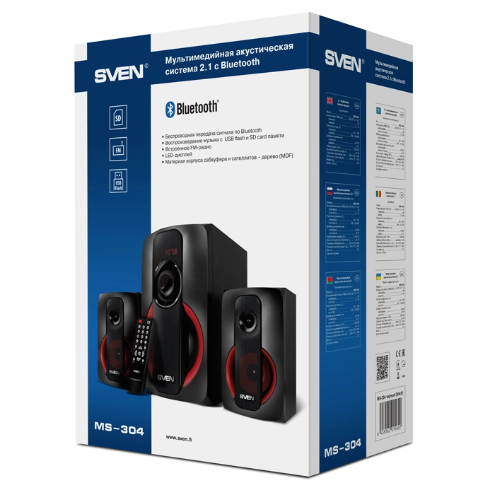 Колонки Sven MS-304  2.1 - зображення 3