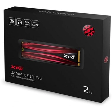 Накопичувач SSD NVMe M.2 2000GB A-DATA XPG GAMMIX S11 Pro (AGAMMIXS11P-2TT-C) - зображення 1