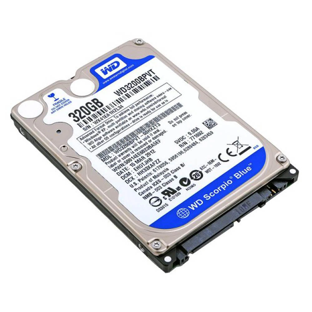 Жорсткий диск HDD WD 2.5 320GB WD3200BPVT - зображення 4