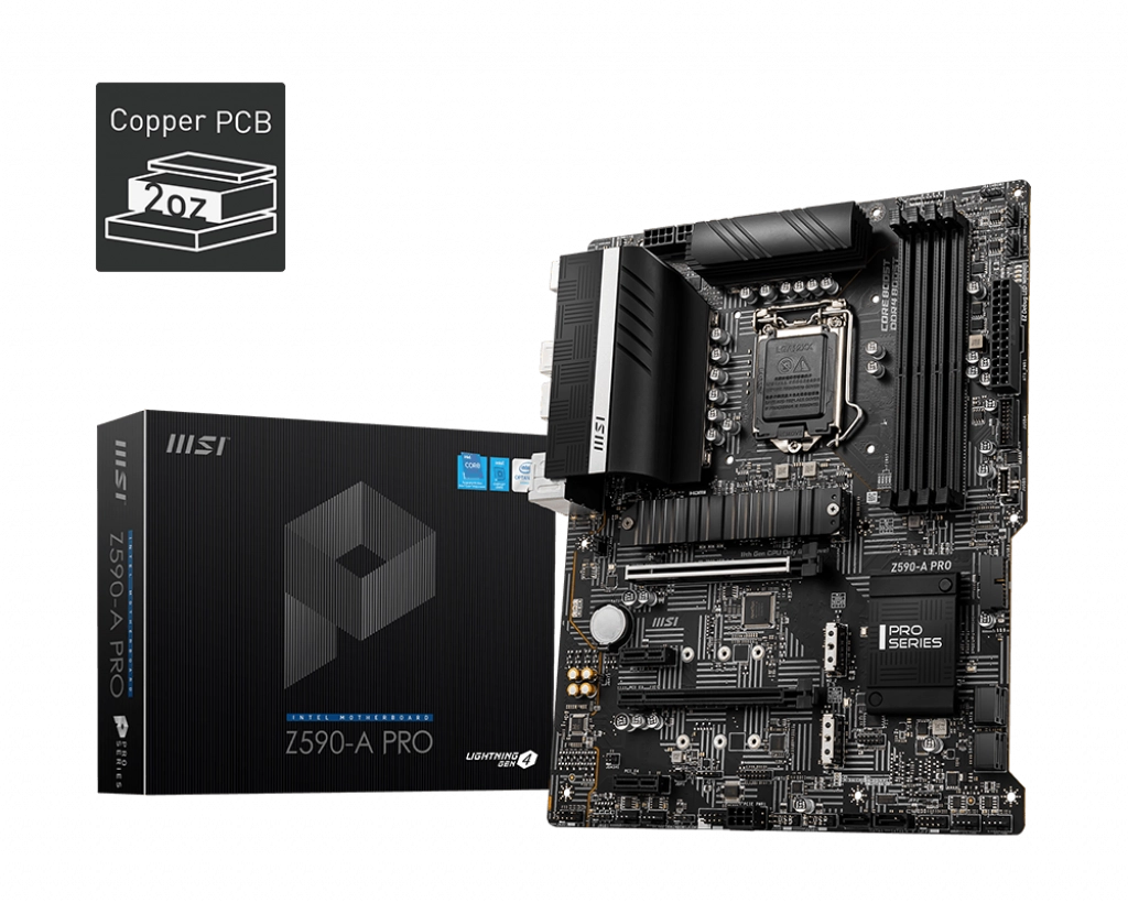 Мат. плата 1200 MSI Z590-A PRO - зображення 1