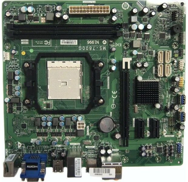 Мат. плата FM2 ECS MS-7800G - зображення 1