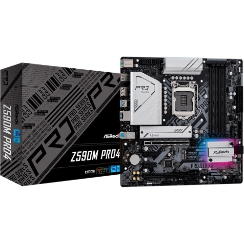 Мат. плата 1200 Asrock Z590M PRO4 - зображення 2