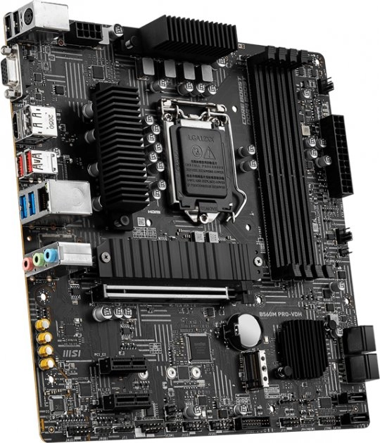 Мат. плата 1200 MSI B560M PRO-VDH - зображення 2